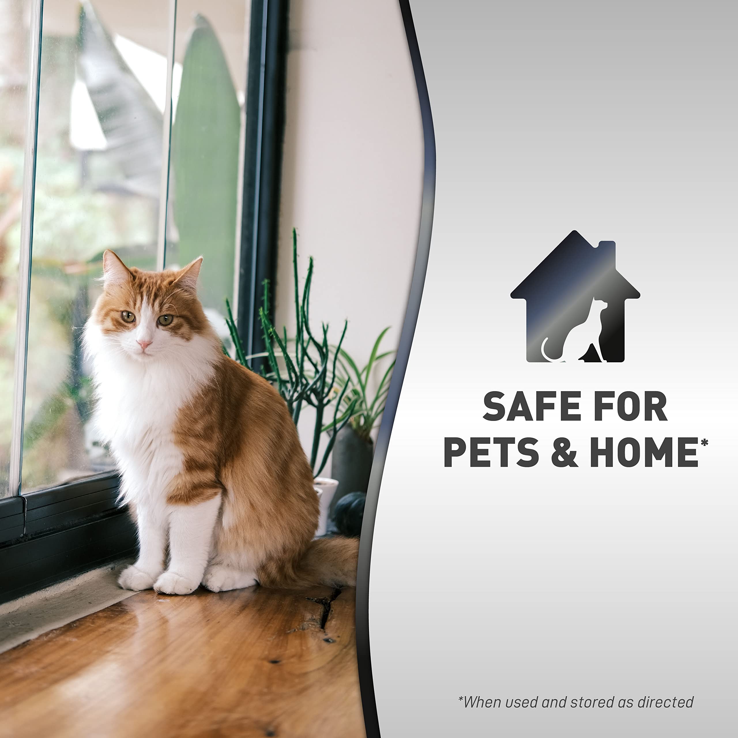 Nature’s Miracle safe for pets and home when used as directed
