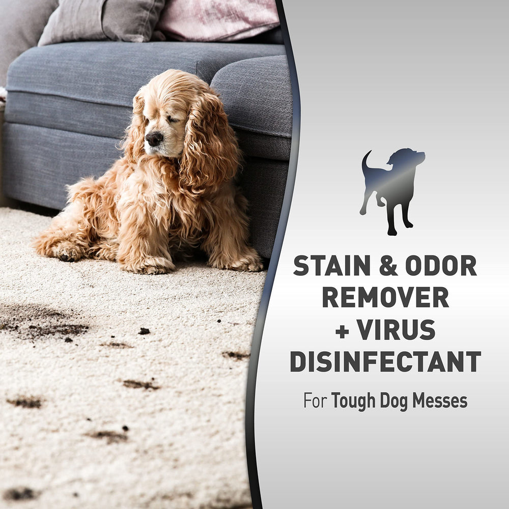 Nature's Miracle Advanced Platinum on-carpet application removes tough messes with a clean smell