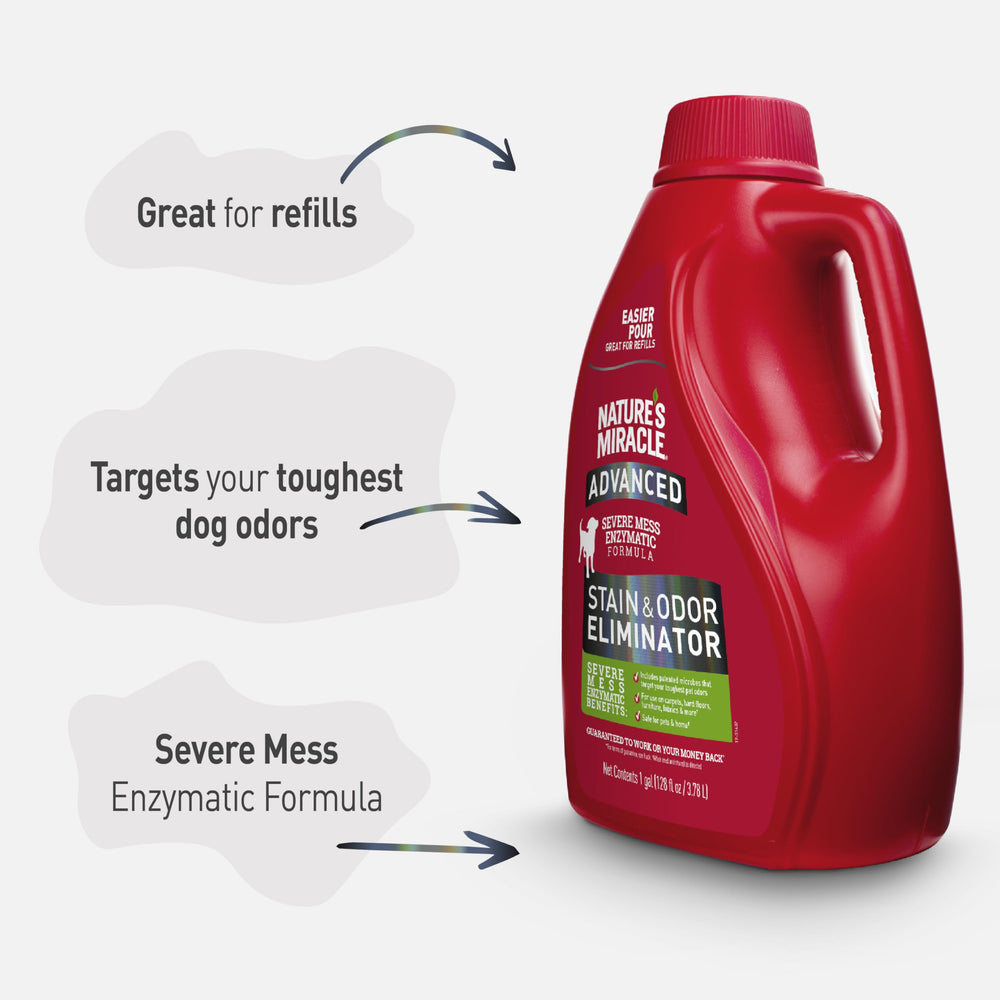 Applied on carpet to remove stubborn stains and odors.