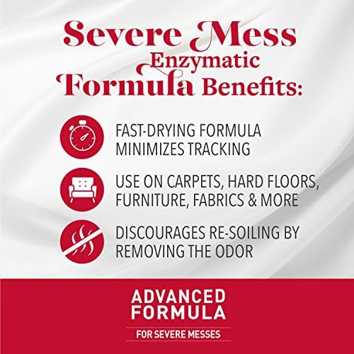 Nature's Miracle on fabric or upholstery neutralizes odors from bio-based spills.