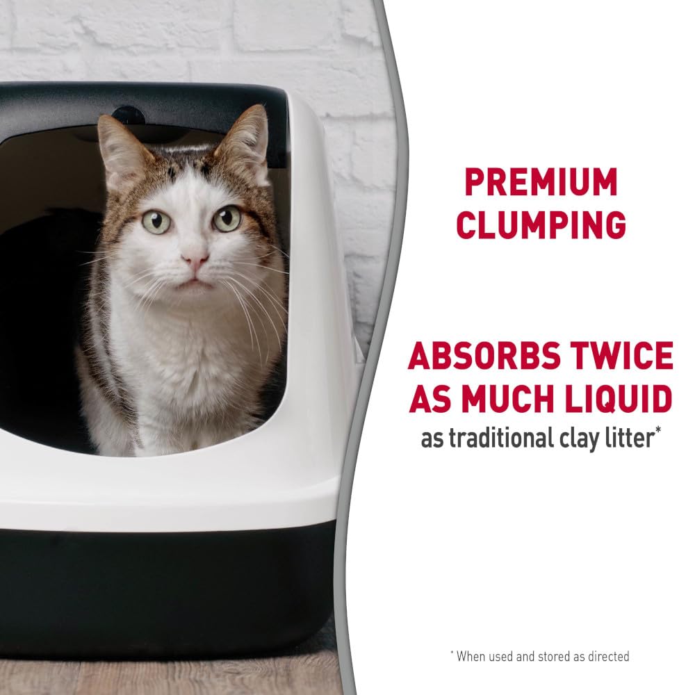 Nature's Miracle easy-pour handle simplifies pouring into the litter box