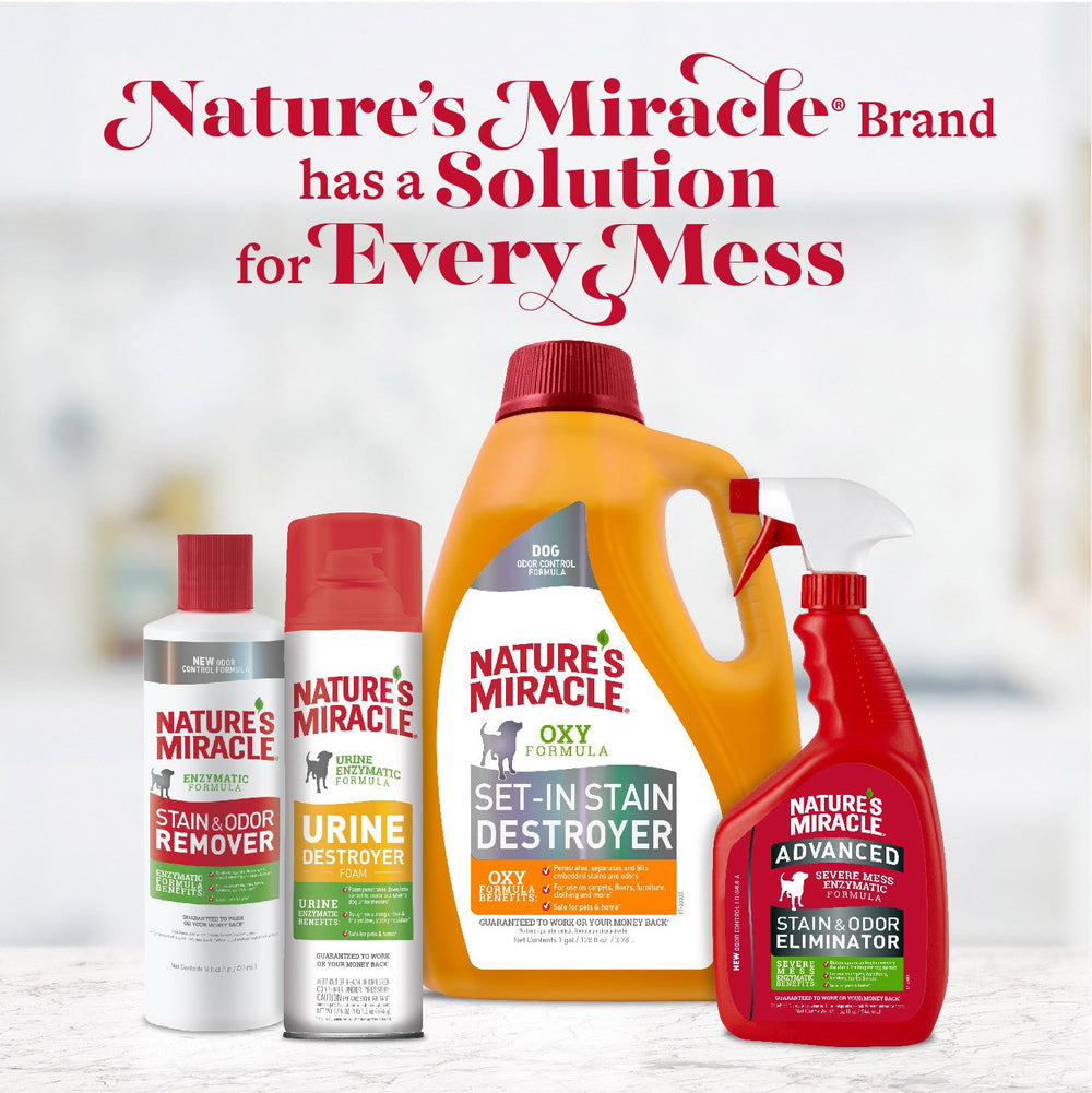Nature's Miracle product helps maintain a clean home for pets.