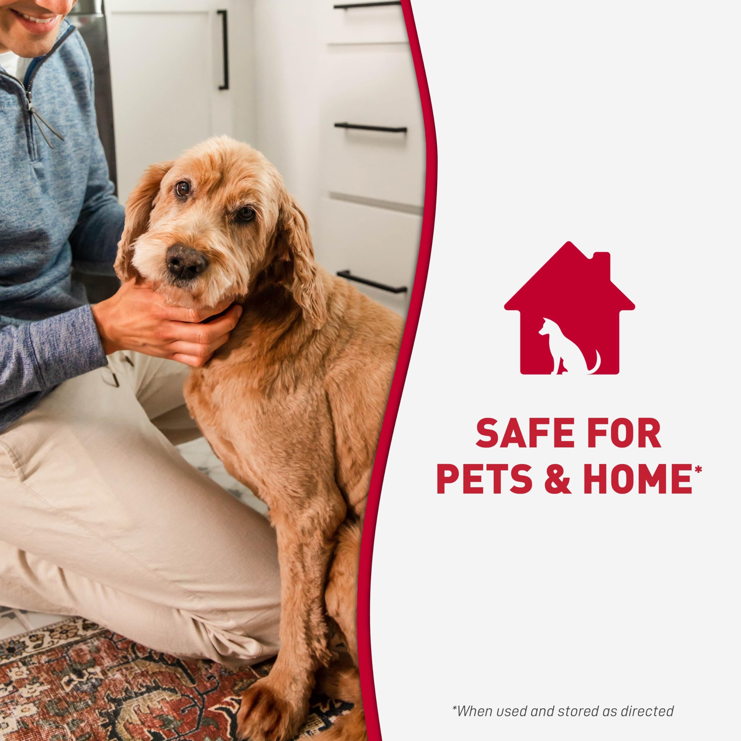 Nature's Miracle is safe for pets and homes when used as directed