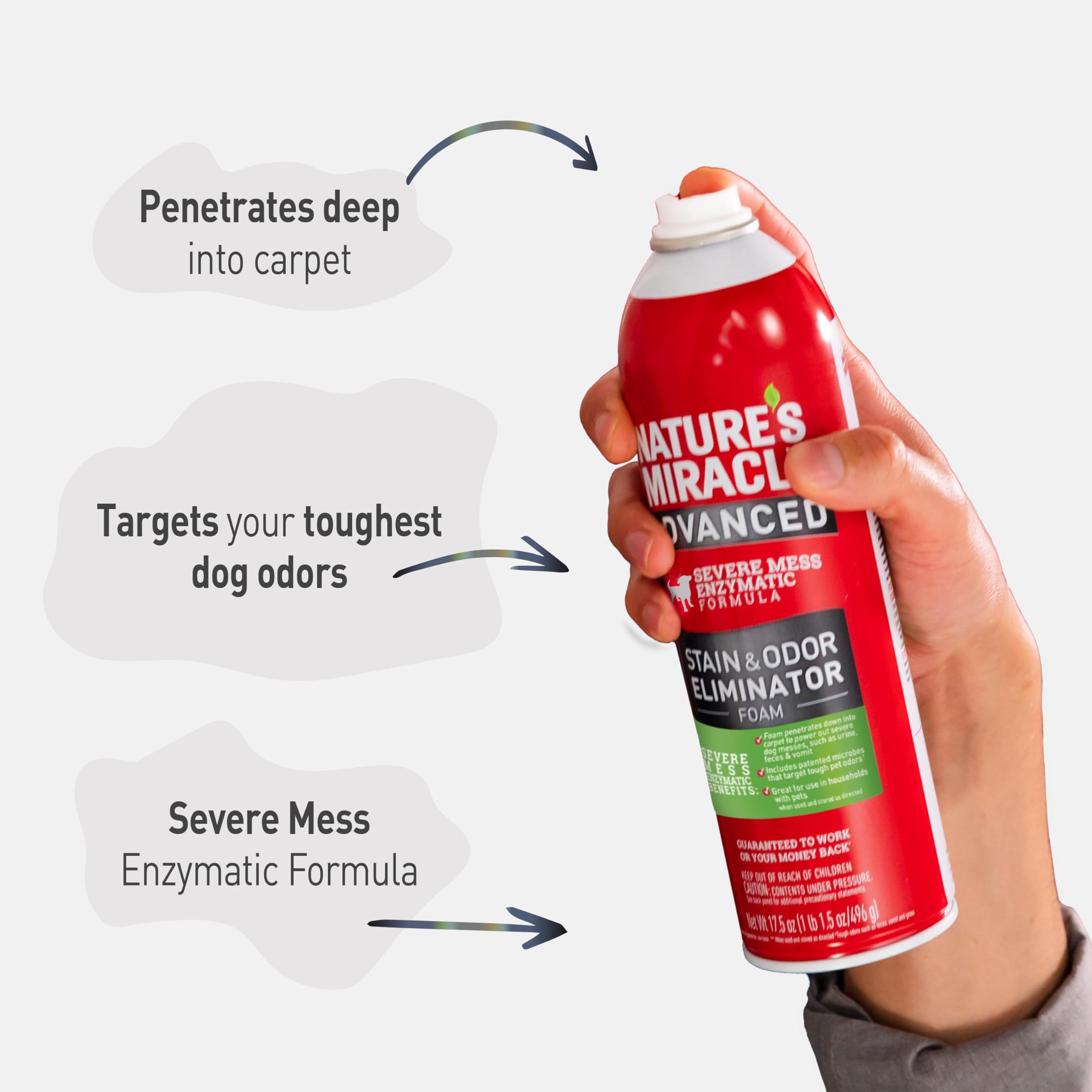 Nature's Miracle product safe to use around pets when used as directed