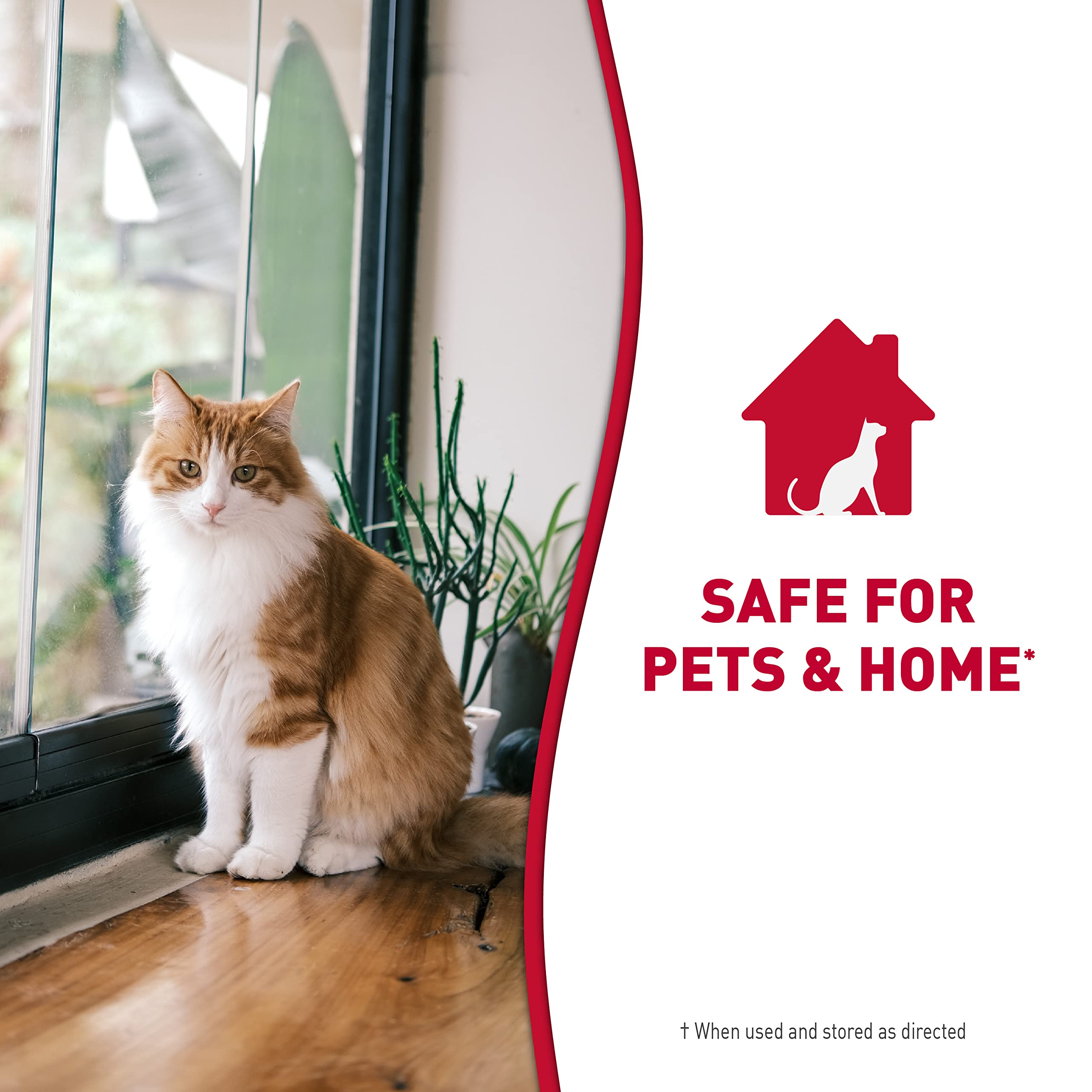 Nature's Miracle pet-safe formula supports clean living spaces.