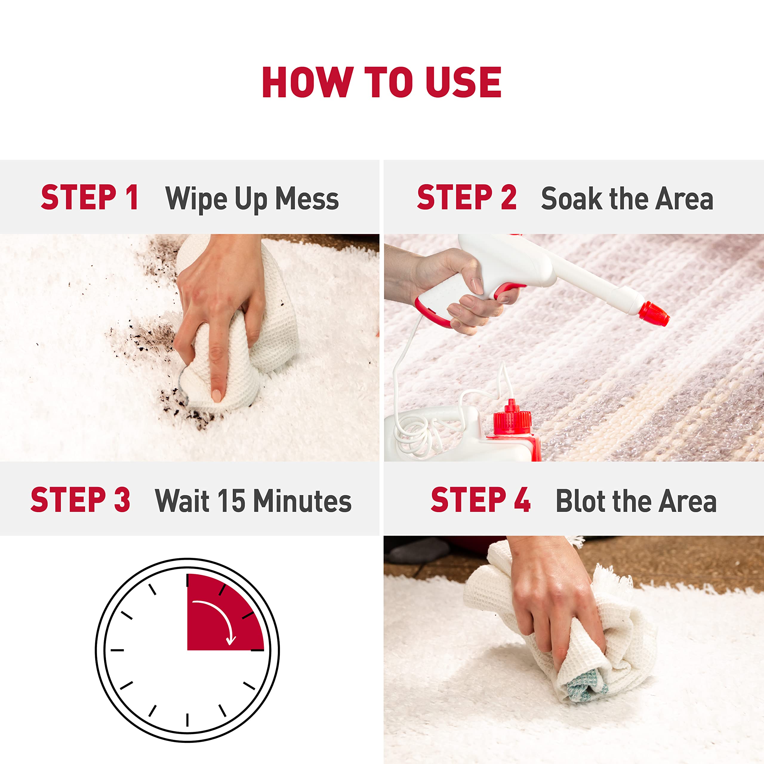 Nature’s Miracle Stain & Odor Remover on hard floors and fabrics