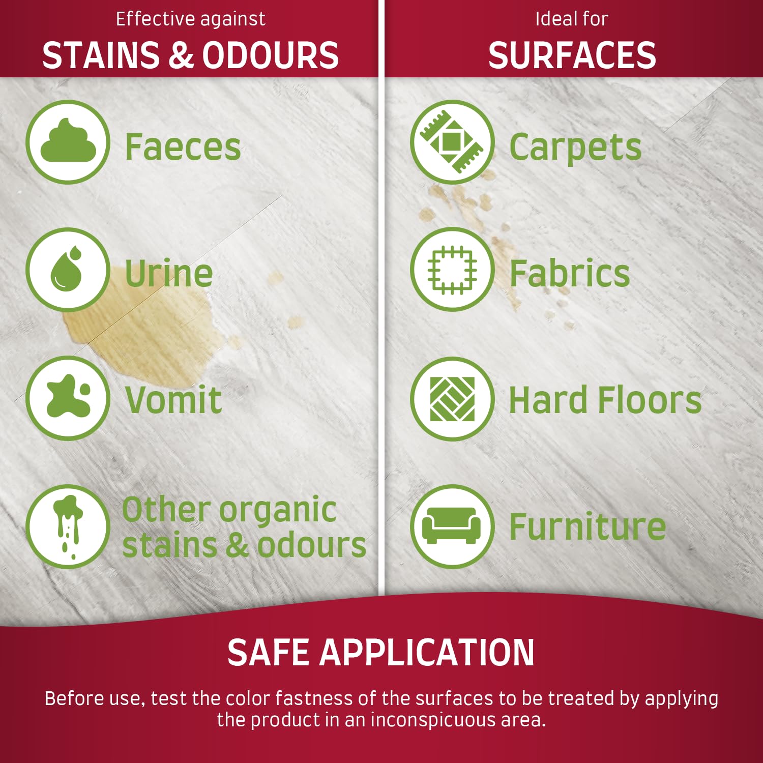 Nature's Miracle spray nozzle ready for quick, targeted application.
