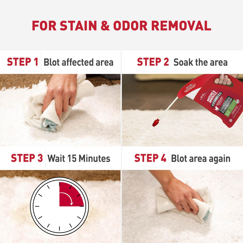 Nature's Miracle surface testing helps protect colorfast surfaces