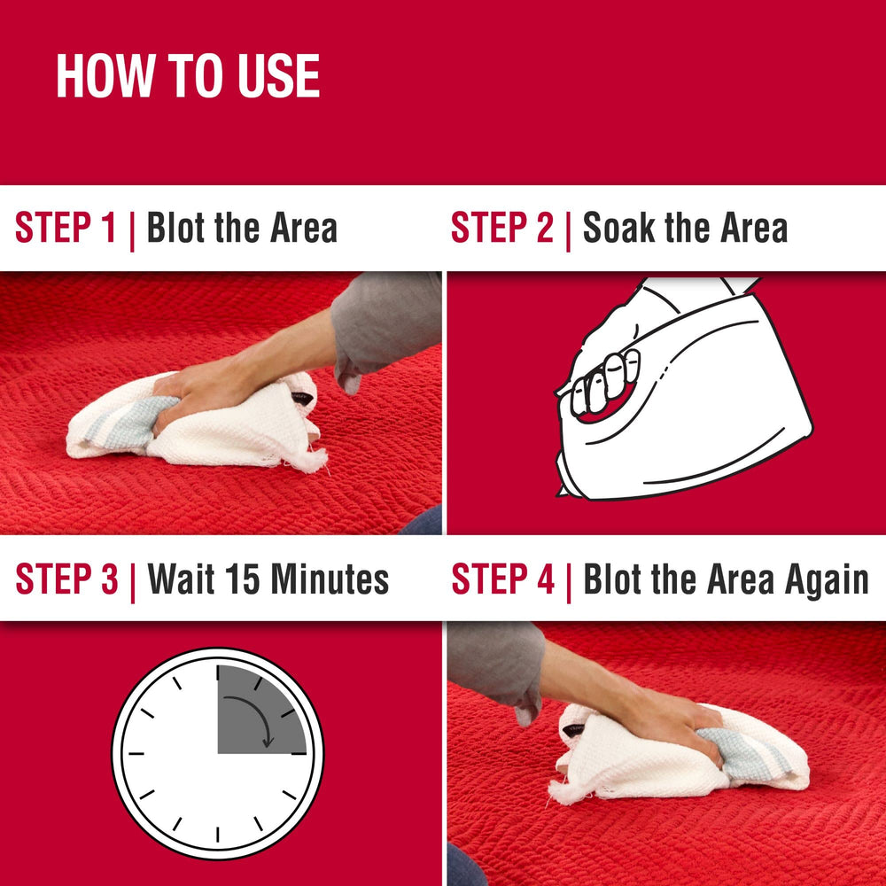 Nature's Miracle Urine Destroyer Plus spot-clean — targets stains and yellow residue.