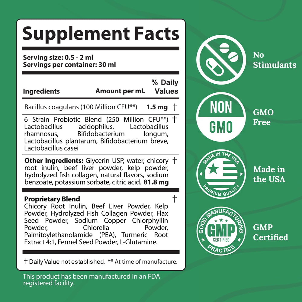 Pawbiotix ingredients with organic kelp highlighted for gut balance