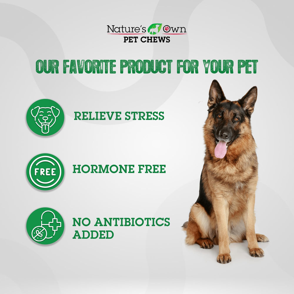 Premium quality Nature's Own chews crafted for safety and palatability.