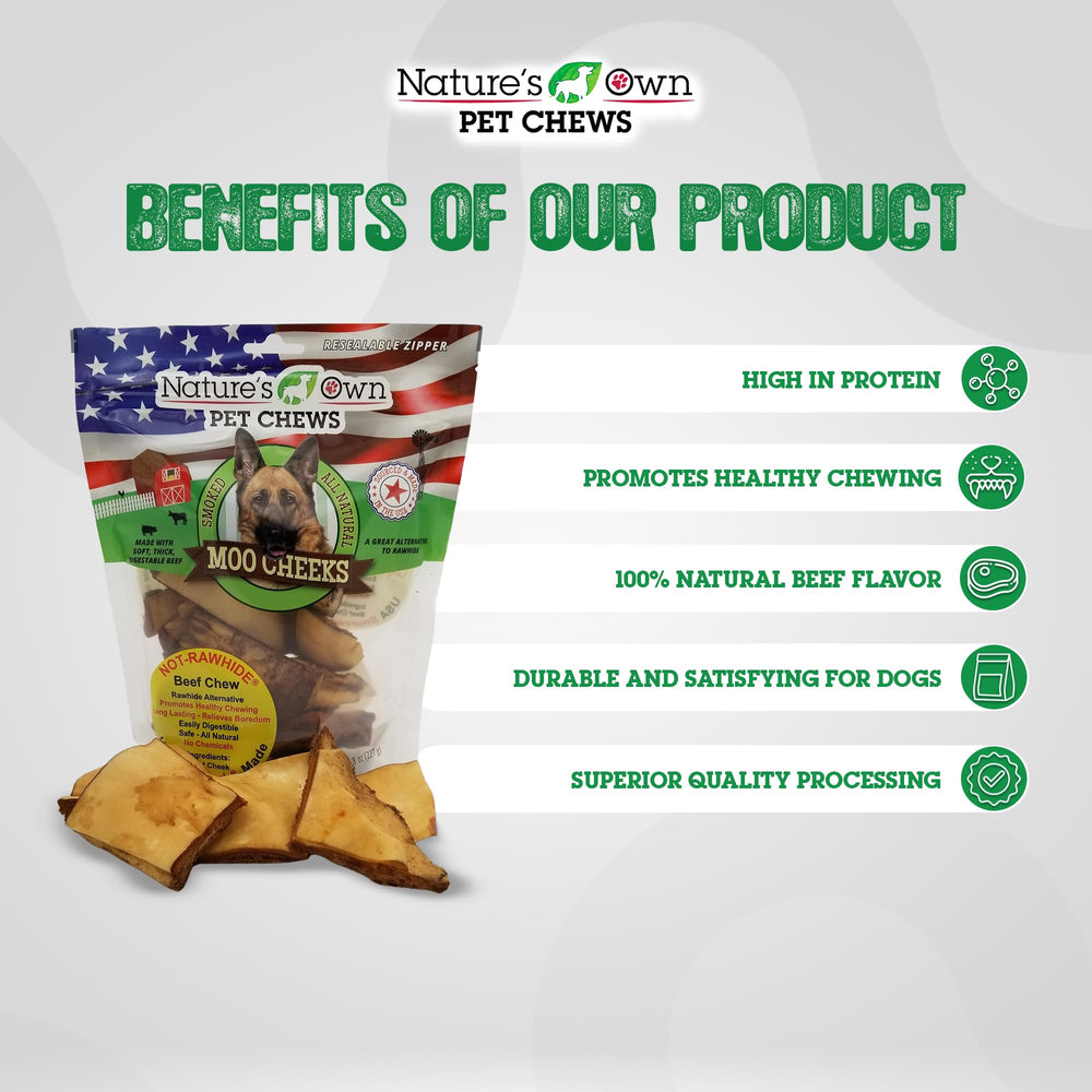 Thick texture Nature's Own chews provide a satisfying, long-lasting bite.