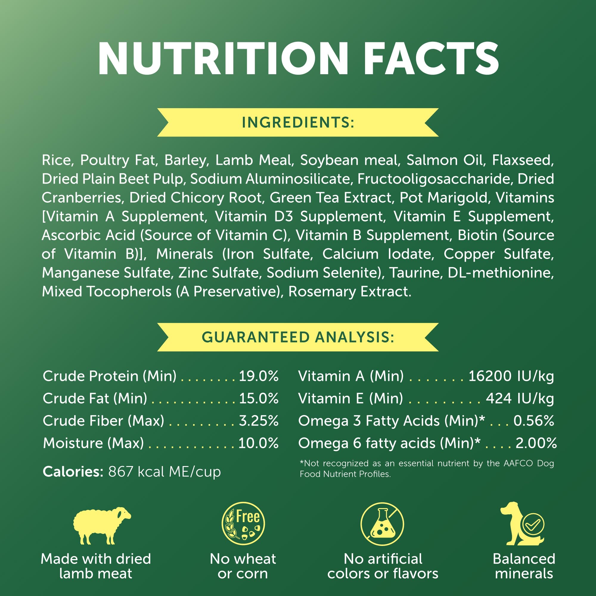 Nature's Protection 3.3 lb bag keeps food fresh for daily portions