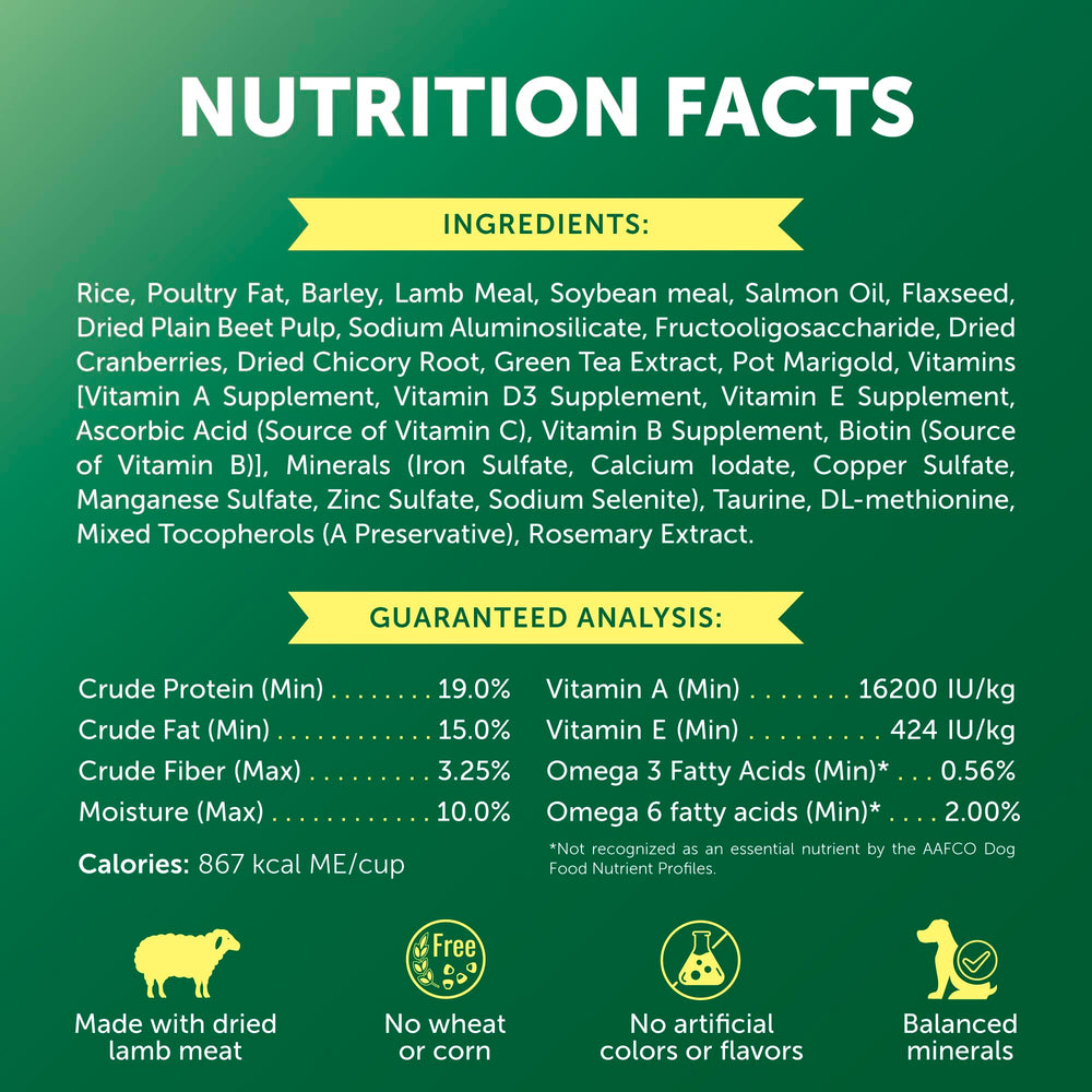 Nature's Protection 3.3 lb bag keeps food fresh for daily portions