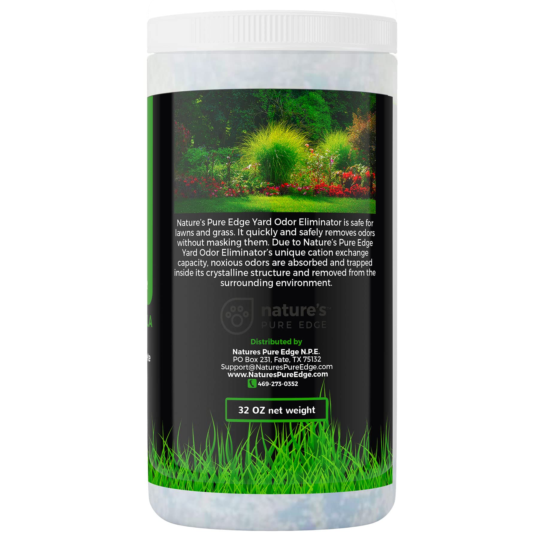 Artificial grass odor remover by Nature's Pure Edge reduces lasting yard smells effectively.
