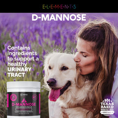 Nature's Pure Edge D-Mannose powder texture for easy dosing