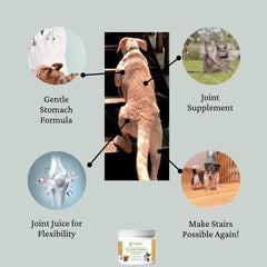 Nature's Pure Edge serving chart illustrating weight-based dosing for multi-pet homes