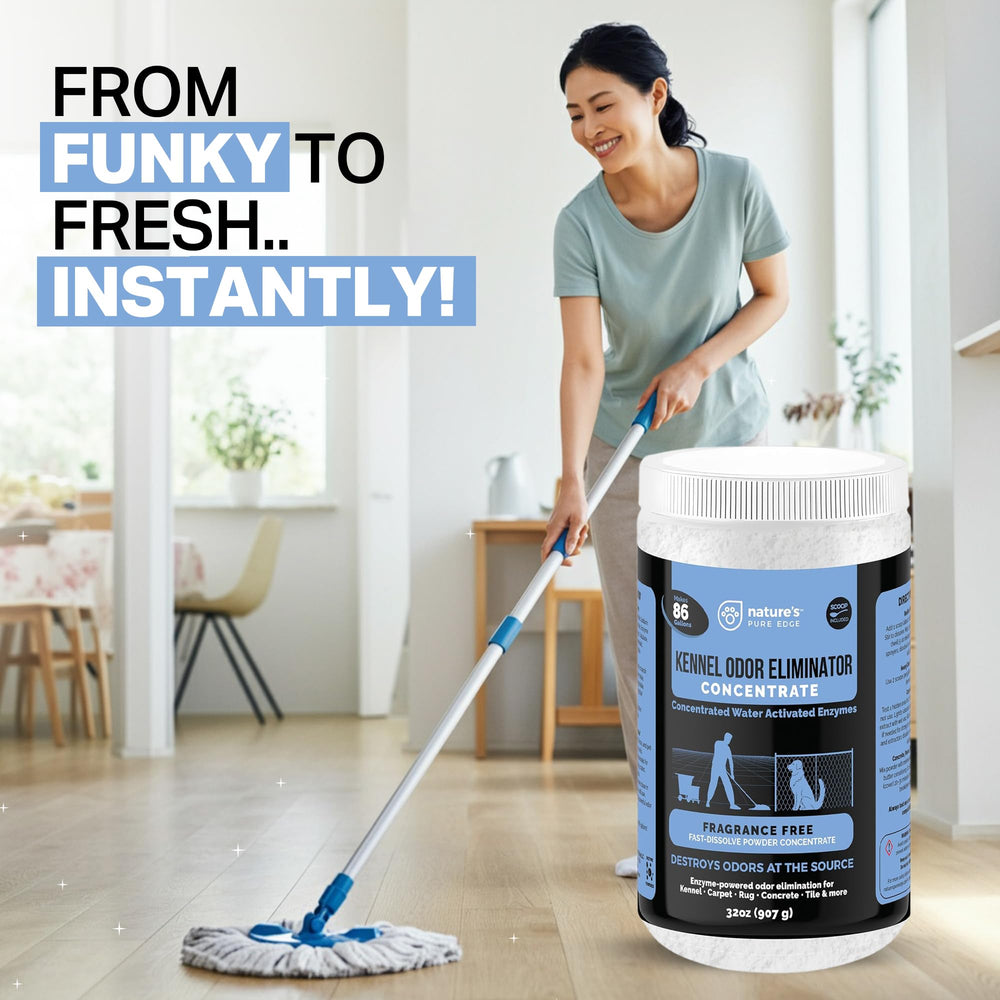 Nature's Pure Edge laundry boost for pet bedding and linens.