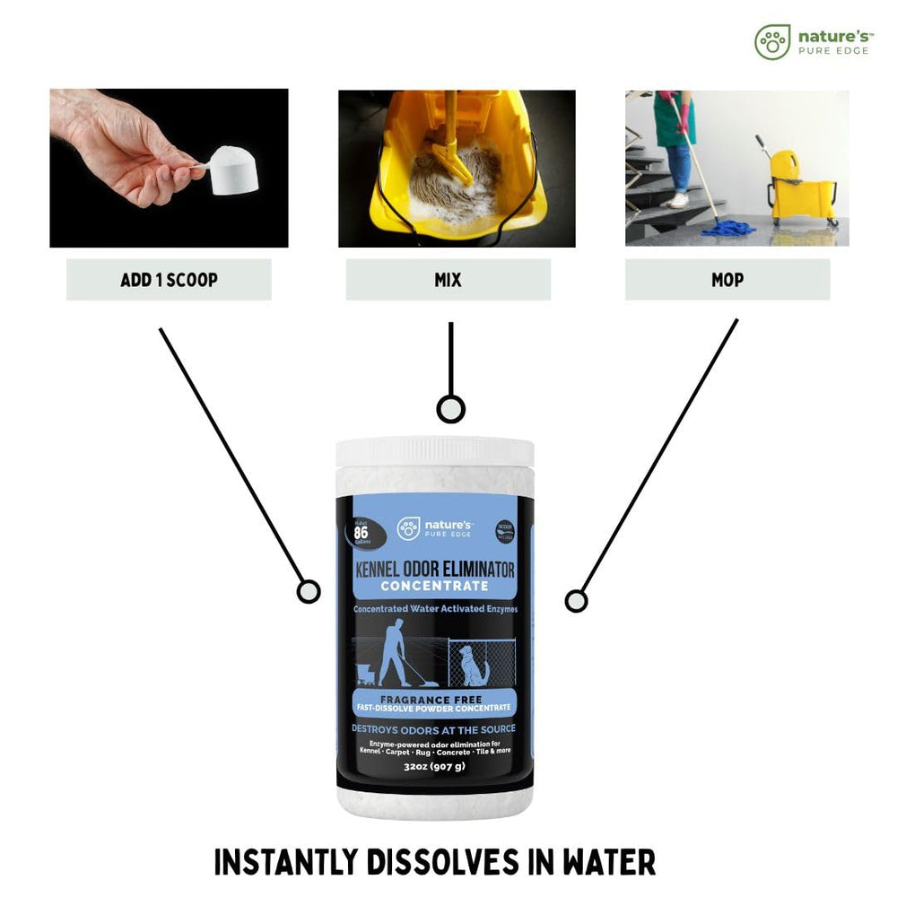 Nature's Pure Edge surface versatility across carpets, floors, crates, and upholstery.