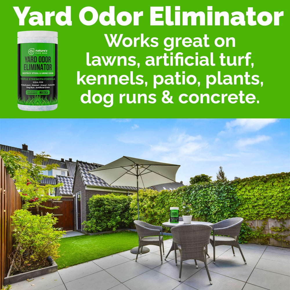 Texas-made Nature's Pure Edge safe natural odor eliminator.