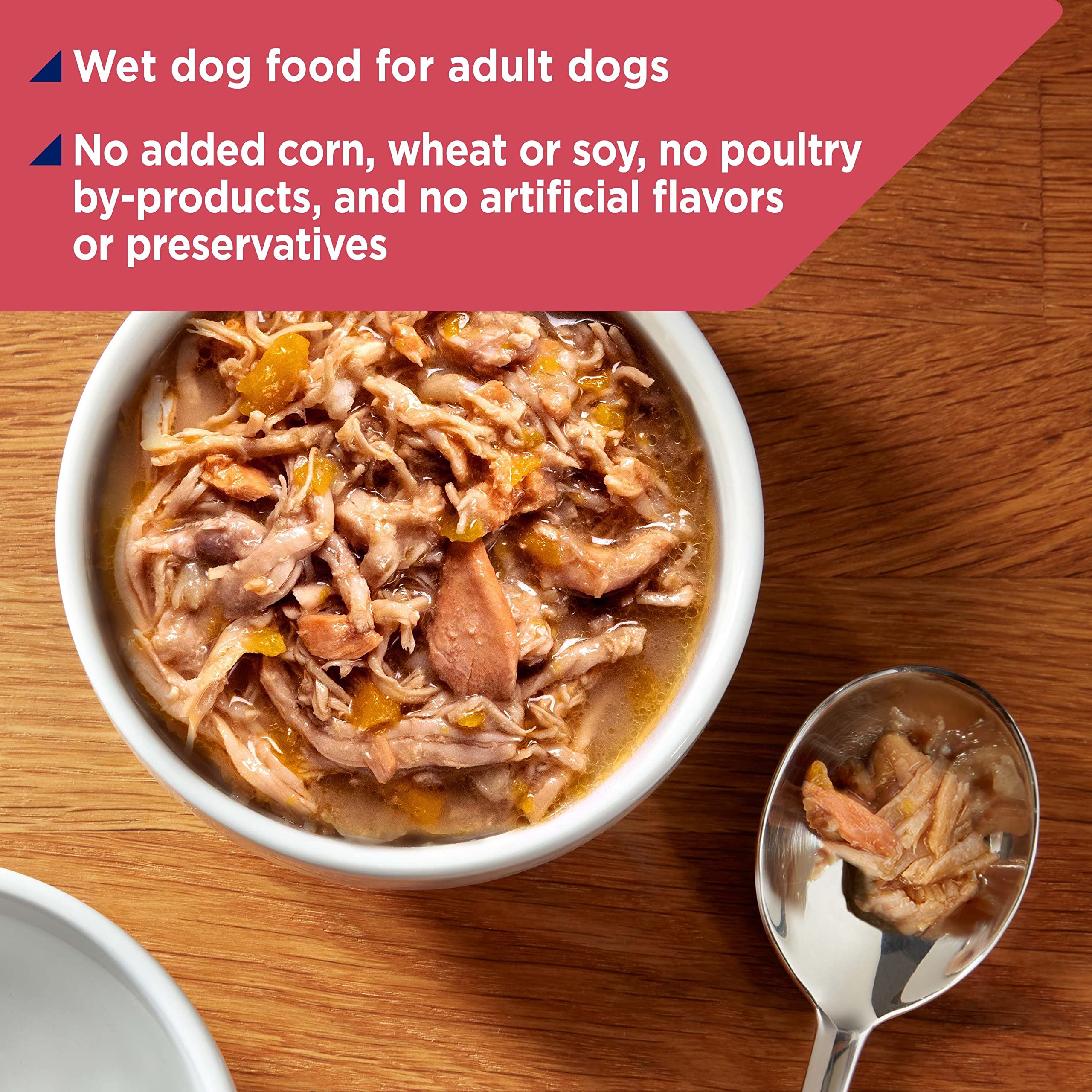 Nature's Recipe no artificial flavors or preservatives visual detail.