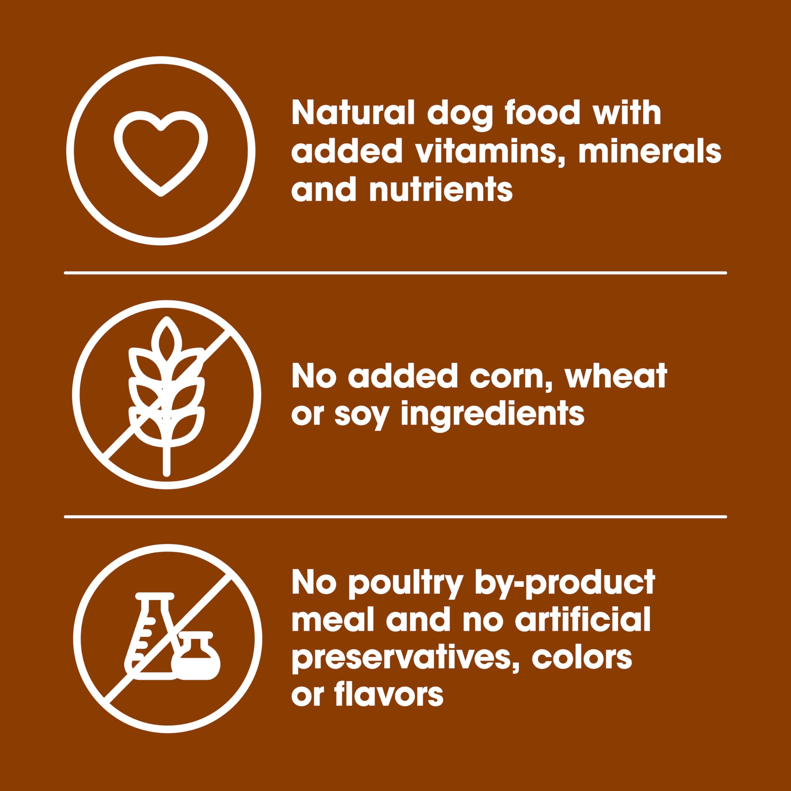 Nature’s Recipe nutrition facts close-up with ingredient details