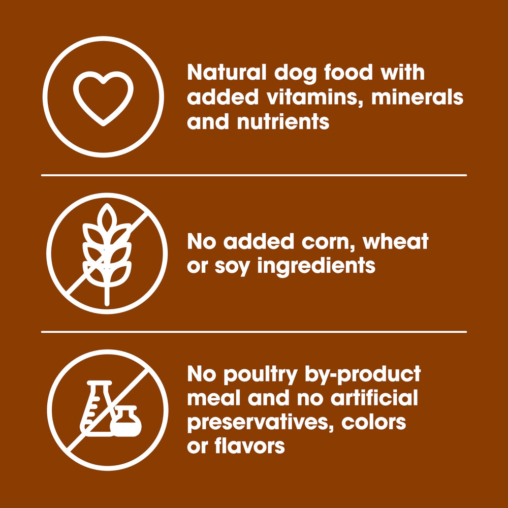 Nature’s Recipe nutrition facts close-up with ingredient details