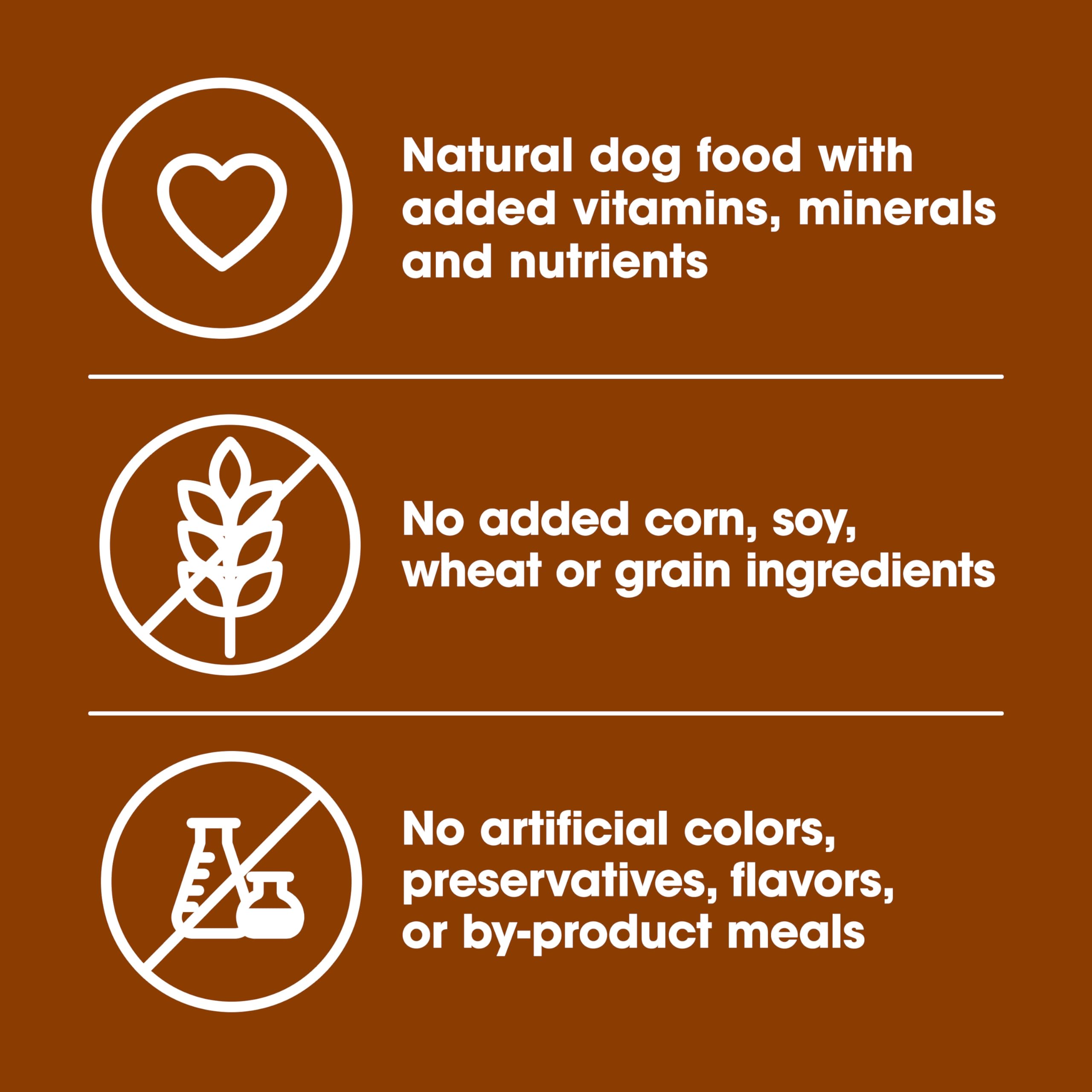 Nature's Recipe real chicken first-ingredient close-up communicates quality protein
