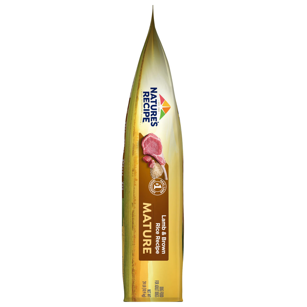 Nature's Recipe real lamb is the first ingredient in this senior formula.