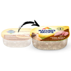 Nature’s Recipe serving cups in savory broth ready for mealtime