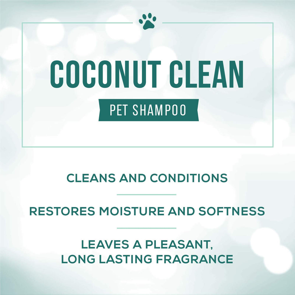 Nature's Specialties Coconut Clean coat-lather on a pet for luxurious foam.