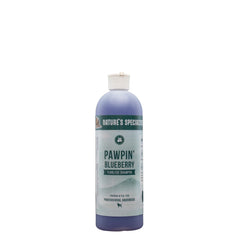 Nature's Specialties Pawpin' Blueberry face wash bottle for tearless cleansing.