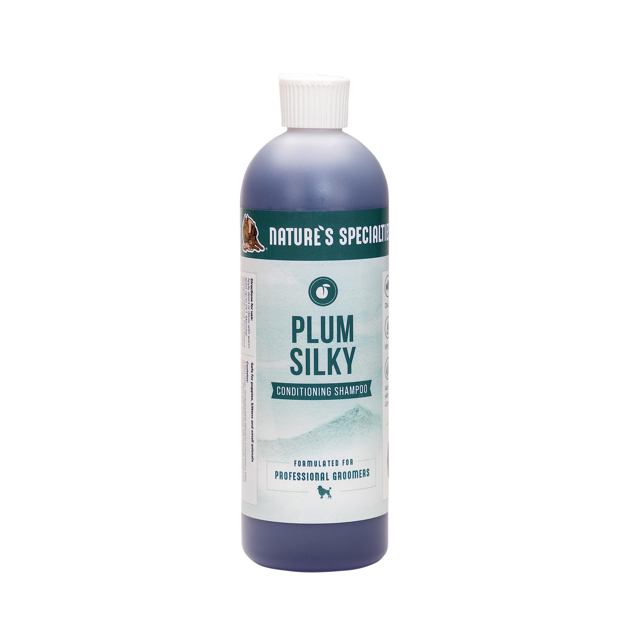 Nature's Specialties Plum Silky bottle front with ultra-concentrated formula for up to 3 gallons