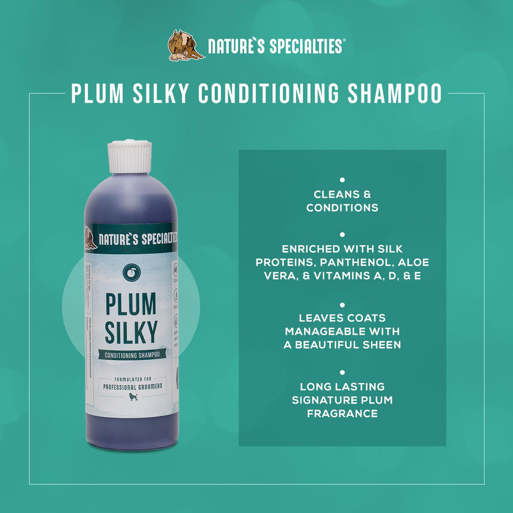 Nature's Specialties Plum Silky dilution image showing mixing with warm water