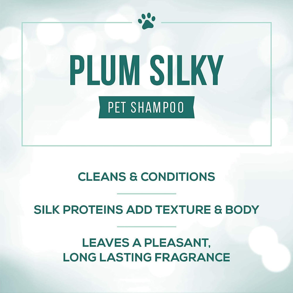 Plum Silky label indicates pH balanced gentle cleansing.