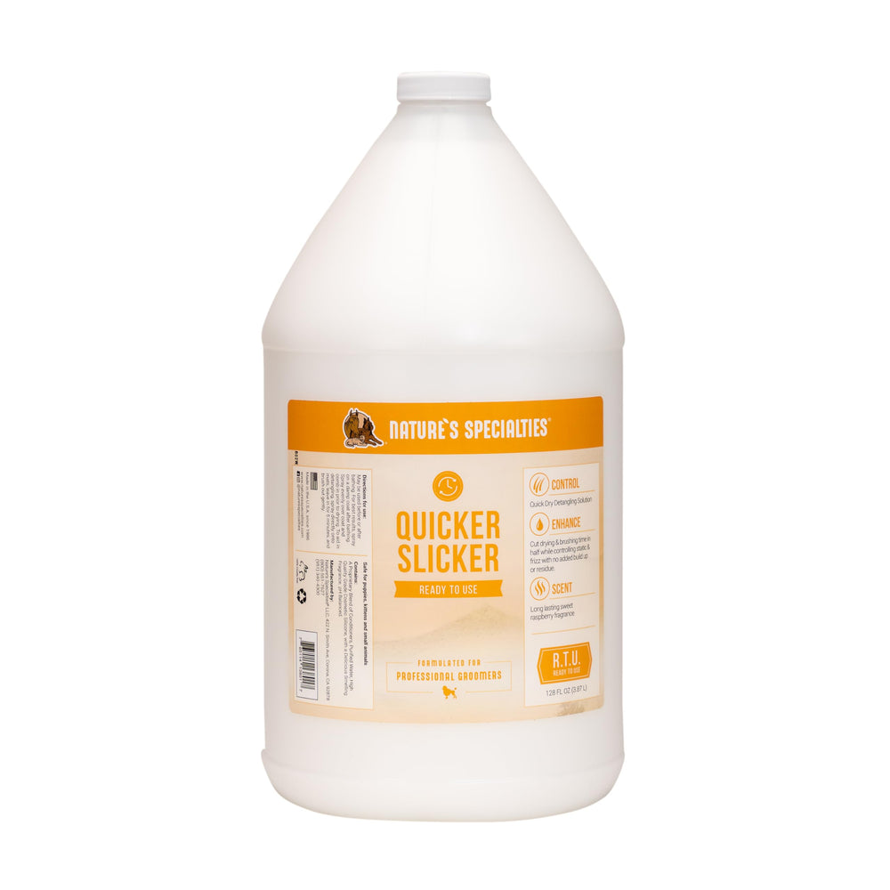 Nature's Specialties Quicker Slicker bottle pour for easy detangling