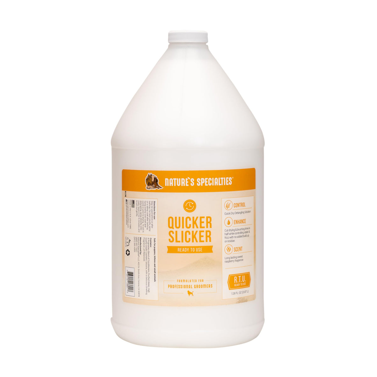 Nature's Specialties Quicker Slicker bottle pour for easy detangling