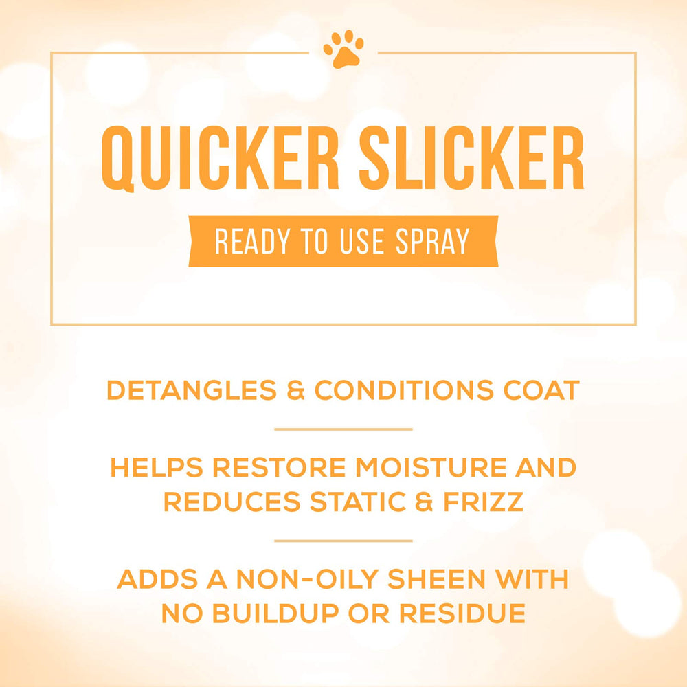 Nature's Specialties Quicker Slicker brushing becomes easier after bath
