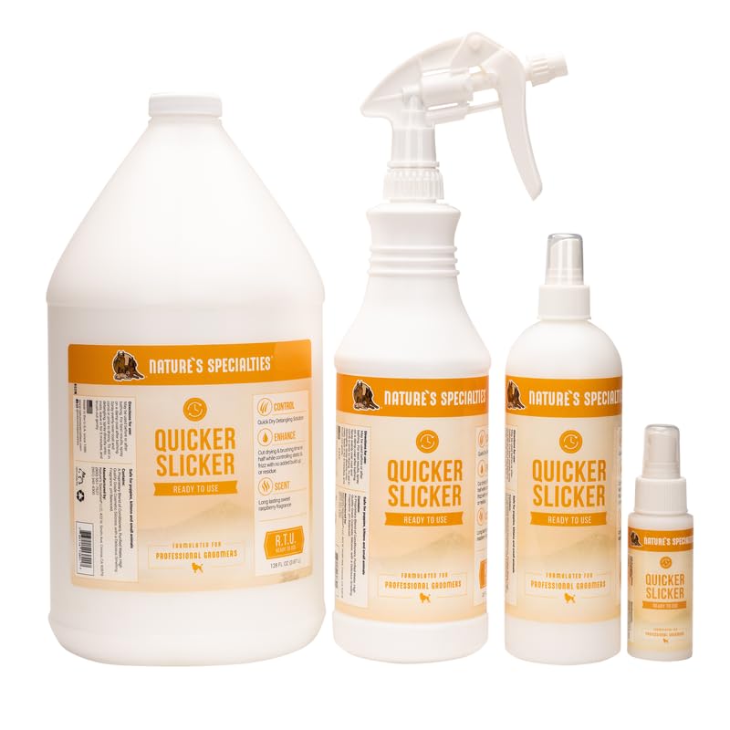 Nature's Specialties Quicker Slicker made in USA quality grooming product