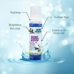 Nature's Specialties Screamin' Blueberry foaming lather image highlights fragrance and easy rinse