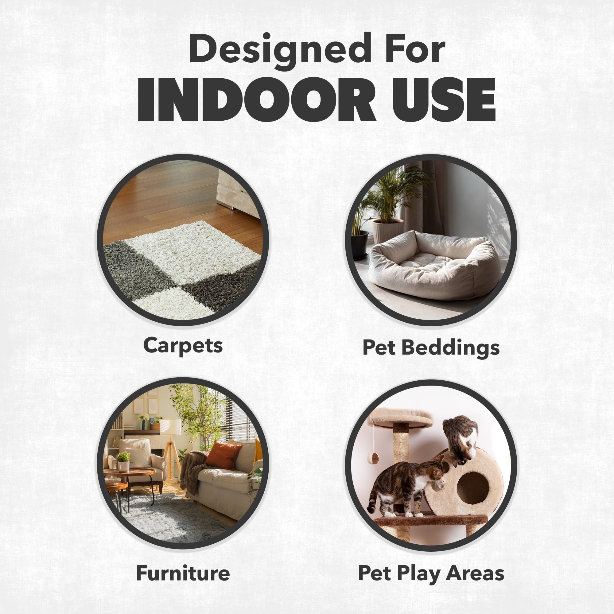 NatureStop Flea Spray covers carpets and floors for broader indoor protection