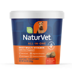 NaturVet All-in-One hip joint support chews for healthier joints and mobility.