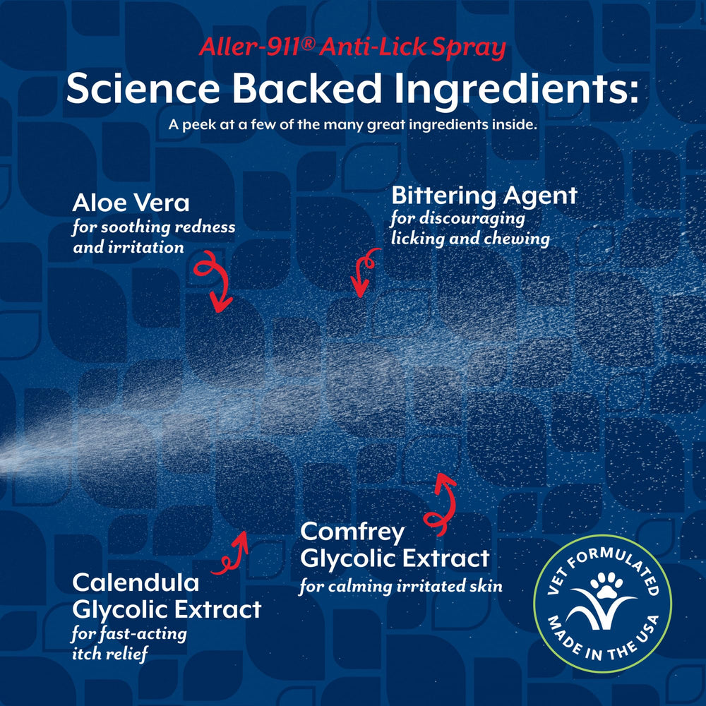 NaturVet Aller-911 allergy support benefits for environmental allergens.