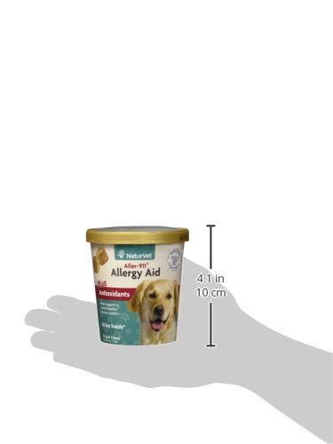 NaturVet Aller-911 packaging emphasizes antioxidant ingredients.