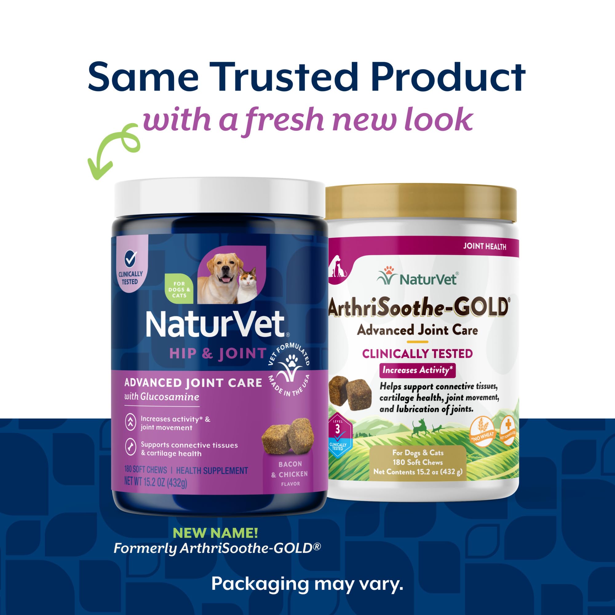 NaturVet ArthriSoothe-GOLD Level 3 soft chew close-up for joint support.