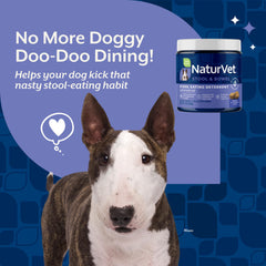 NaturVet Breath Aid Freshener panel highlights breath-support feature.