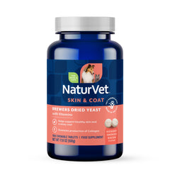 NaturVet Brewers Dried Yeast coat gloss demonstrates shinier coats and healthier skin.