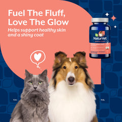 NaturVet Brewers Dried Yeast for dogs and cats with US-made quality and omega benefits.