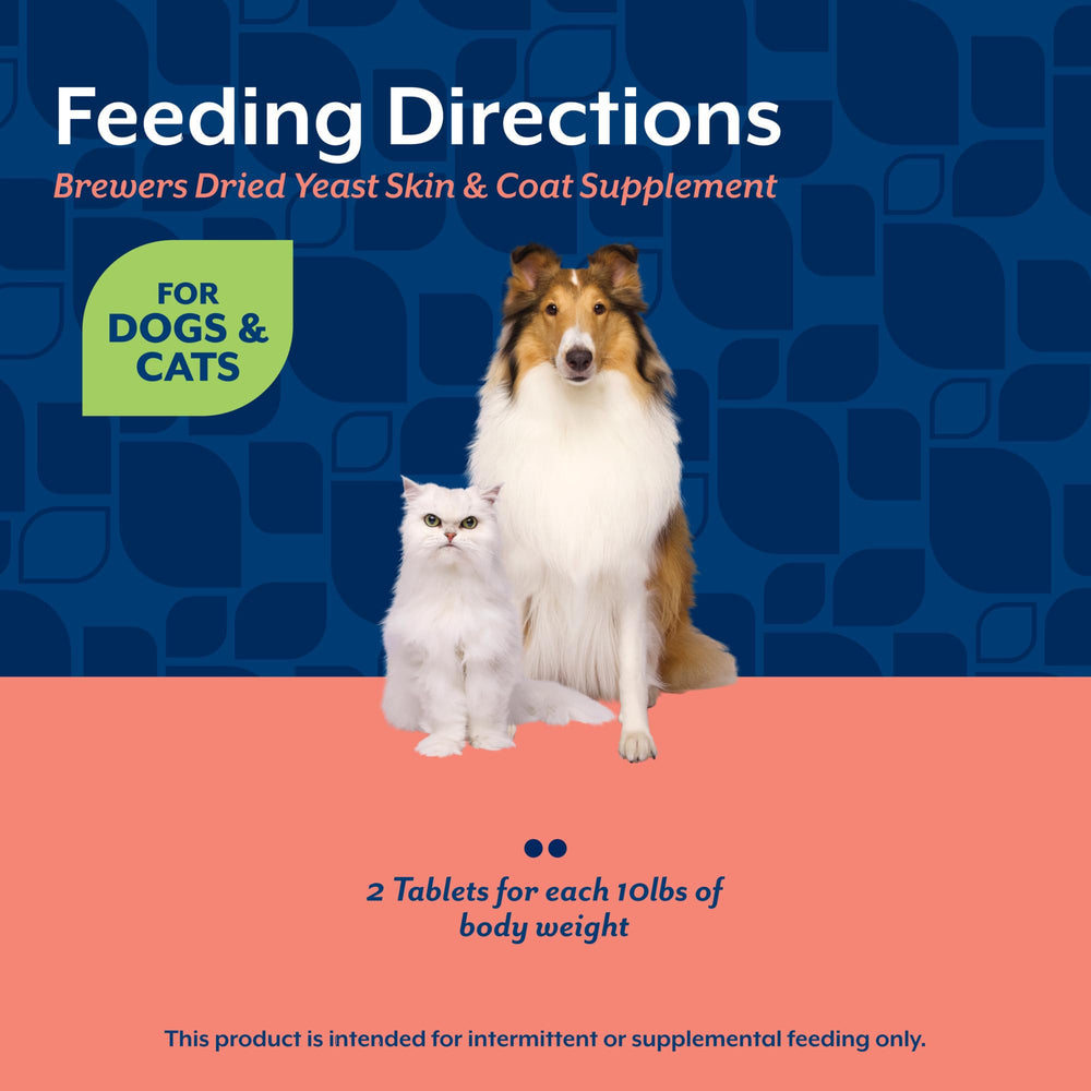 NaturVet Brewers Dried Yeast garlic formulation targets flavor and palatability for pets.