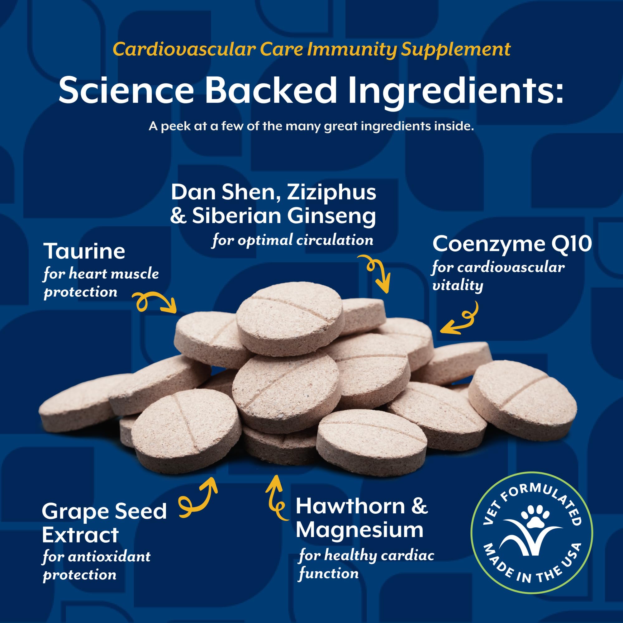 NaturVet Cardiovascular Support antioxidants blend image protects cells